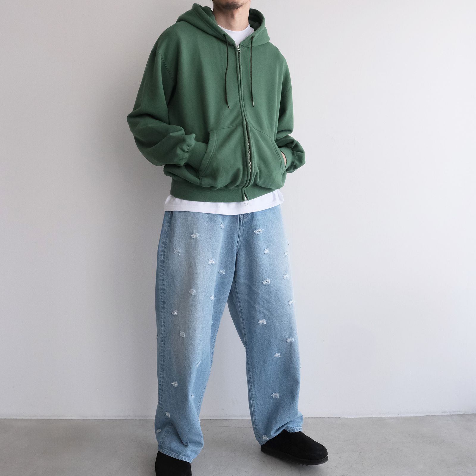 Jumberca Zip Up Hoodie -パーカー-（Green / グリーン）