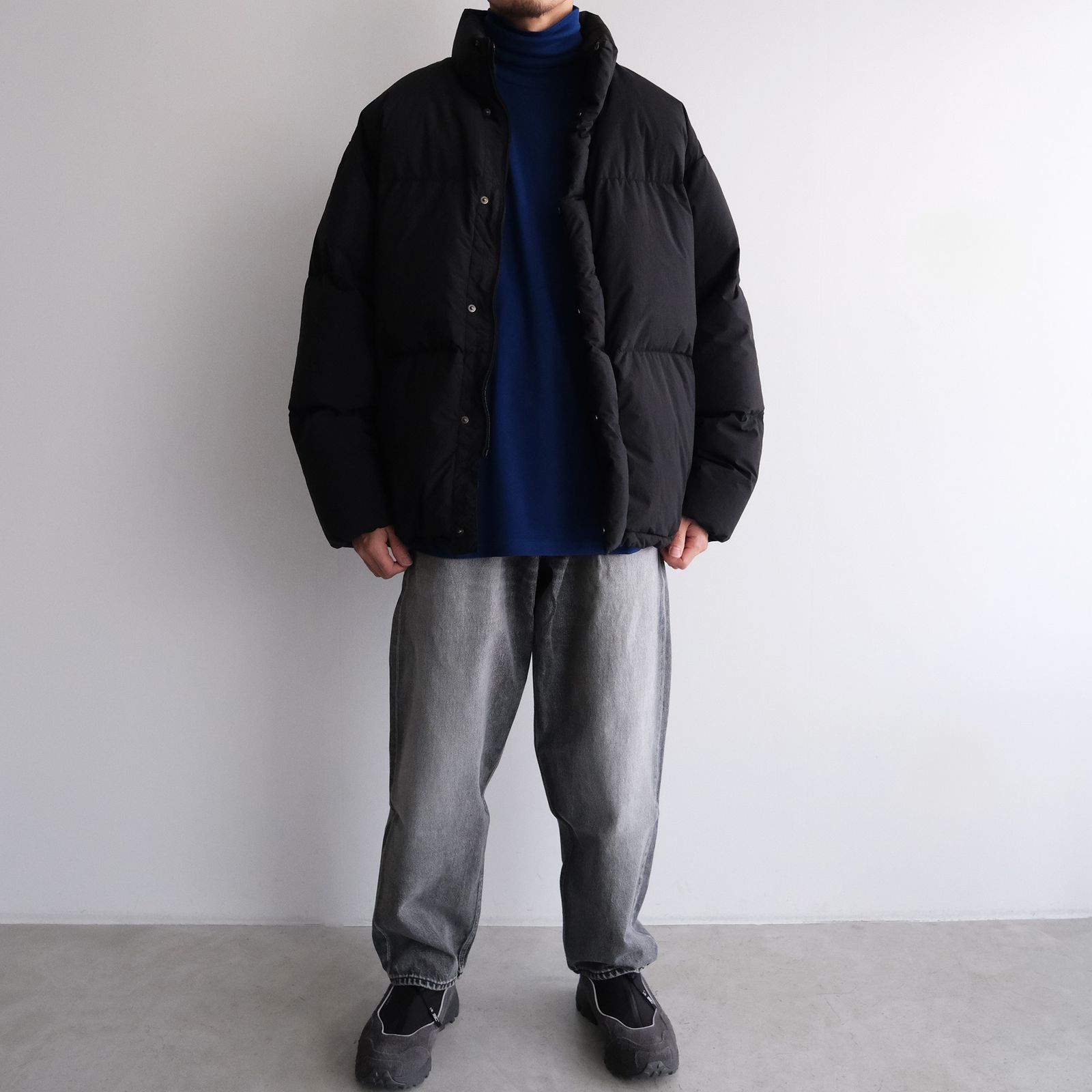 Garment Dyed Down Jacket -ダウンジャケット-（Black / ブラック）GM253-30574