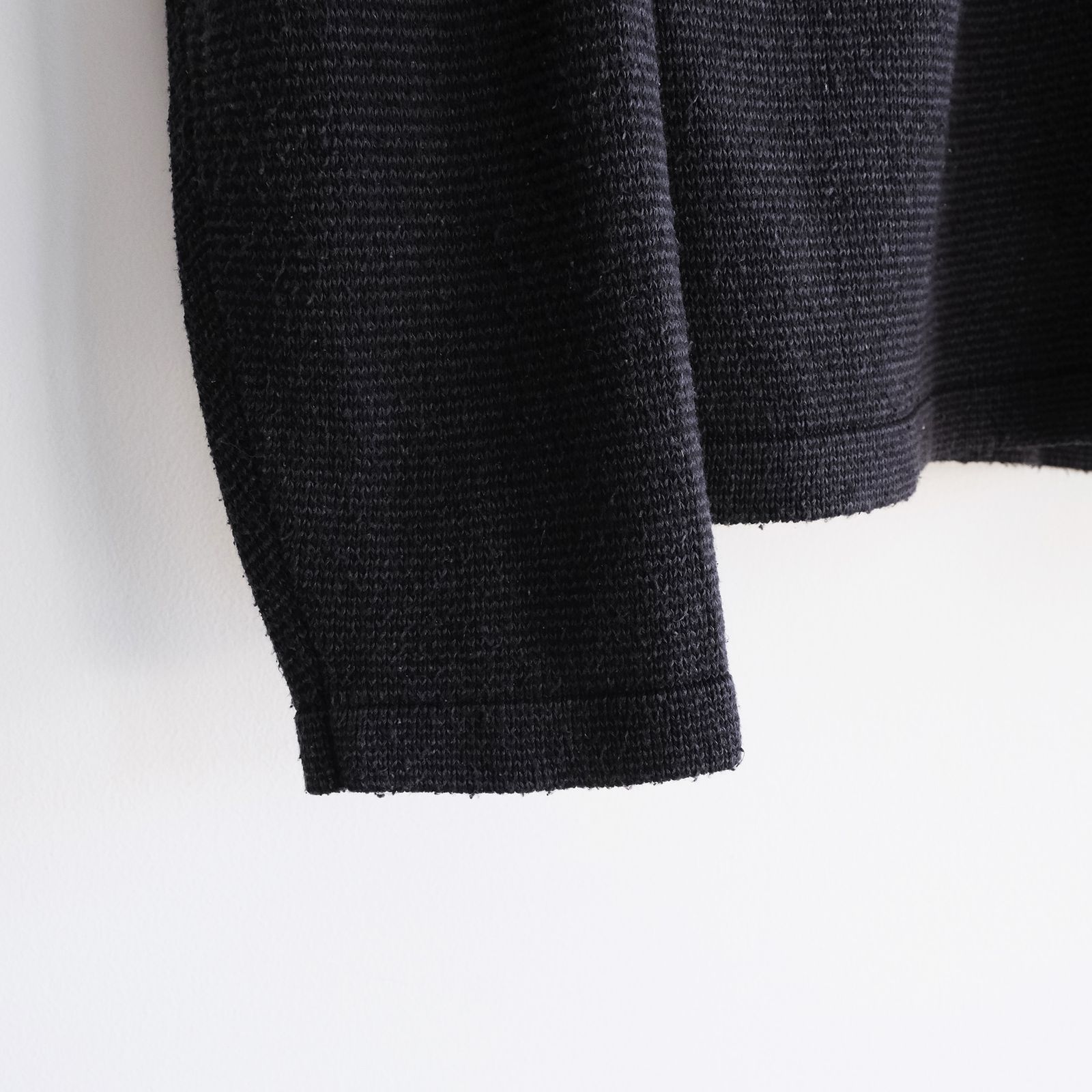 Silk Knit L/S Crew Neck -ニット-（Dark Navy / ダークネイビー）