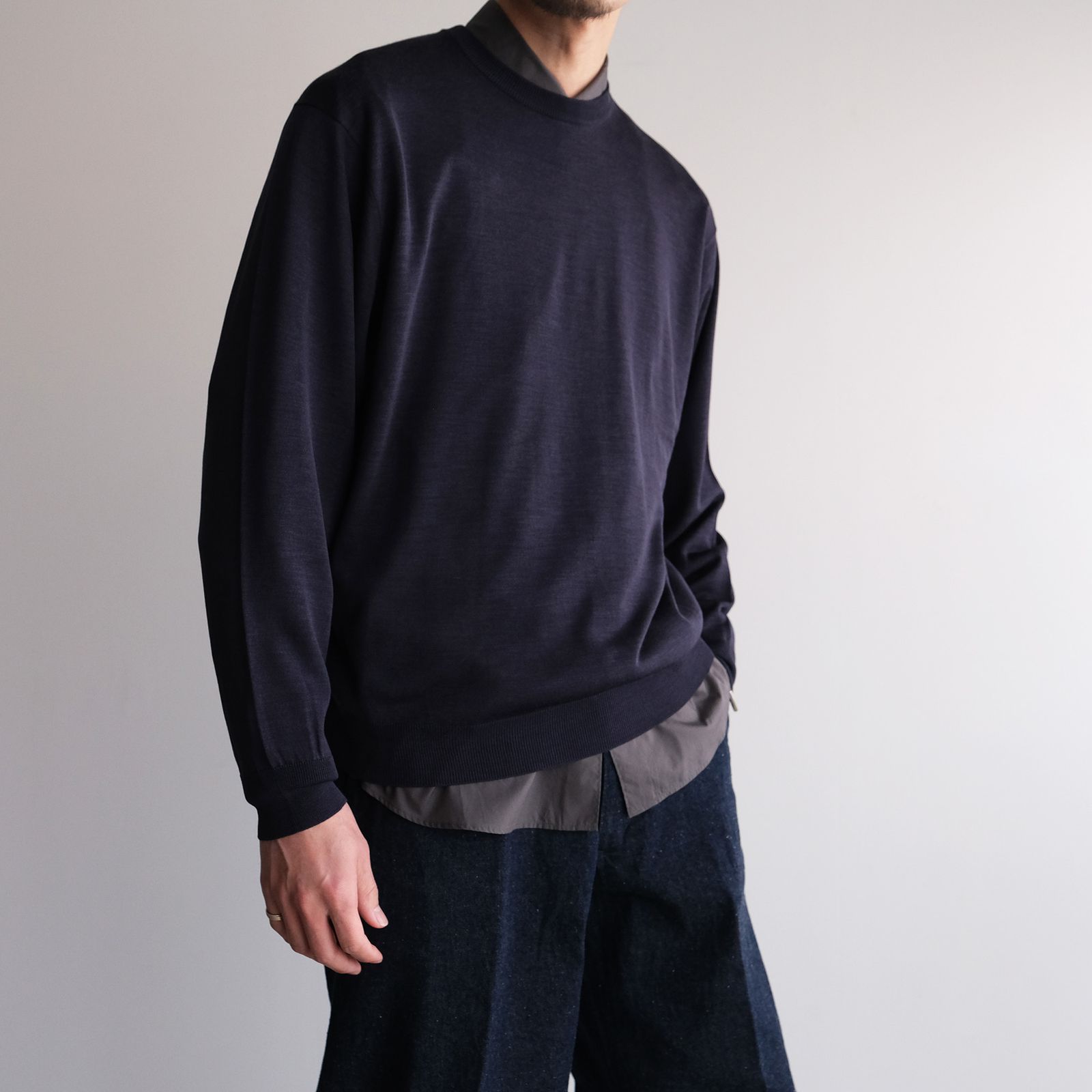 Broad Regular Collar Shirt -シャツ-（C.Gray / C.グレー）GM261-50005B