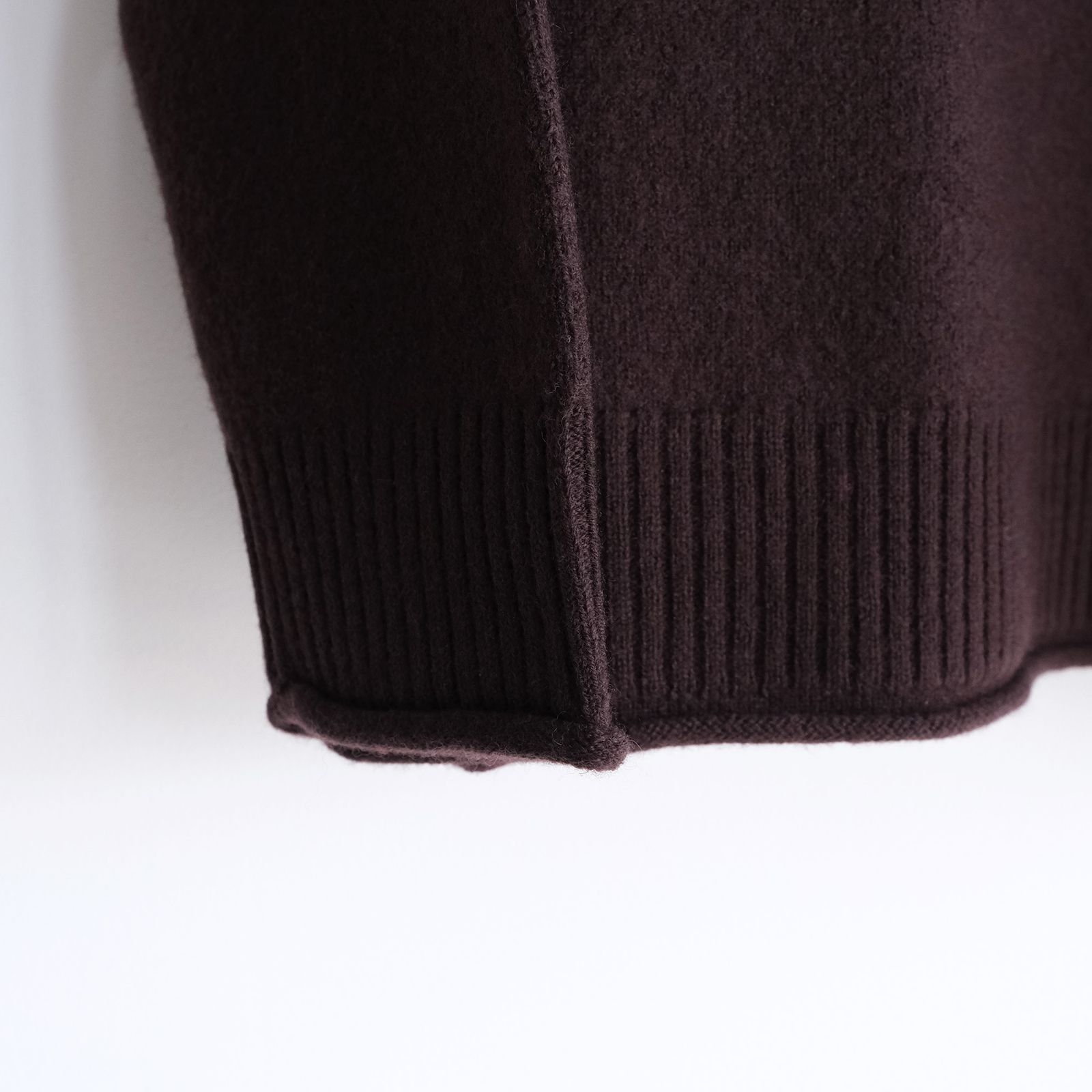 Felted Merino Wool Foodie Knit -パーカー-（Brown / ブラウン）