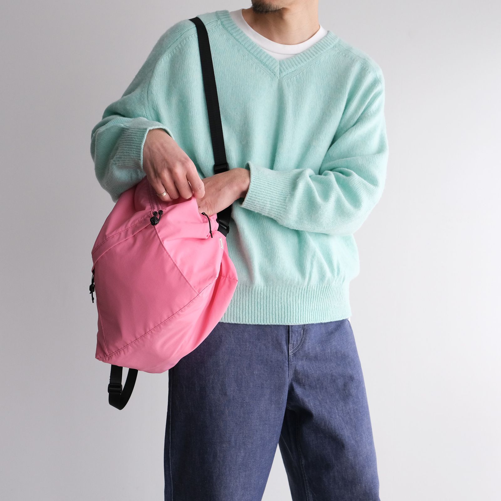 Nylon Knapsack -バッグ-（Pink / ピンク）