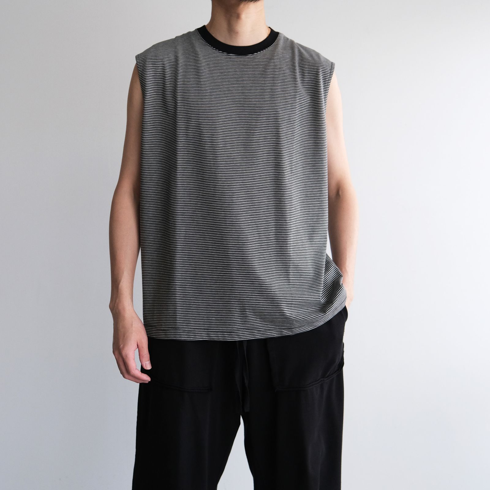 Hi Qualitee N/S -タンクトップ-（Black×F.Gray / ブラック×F.グレー）