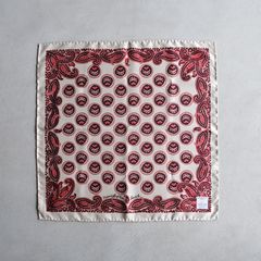 Paisley Silk Bandana Scarf -スカーフ-（Beige / ベージュ）