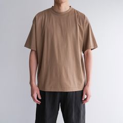 Suvin 60/2 Oversized T-Shirt -Tシャツ-（Camel / キャメル）