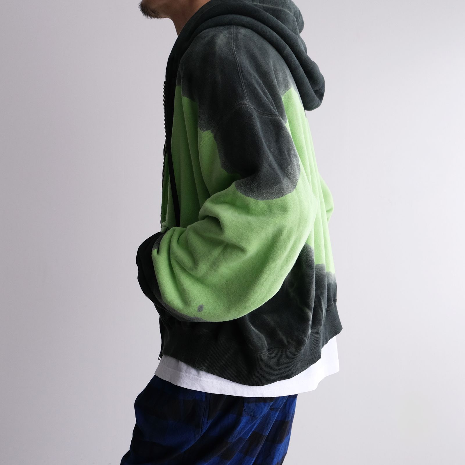 Hand Dye Twist Parka -パーカー-（Green / グリーン）