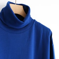 Brushed Mockrody High Neck L/S Tee -Tシャツ-（Blue / ブルー）