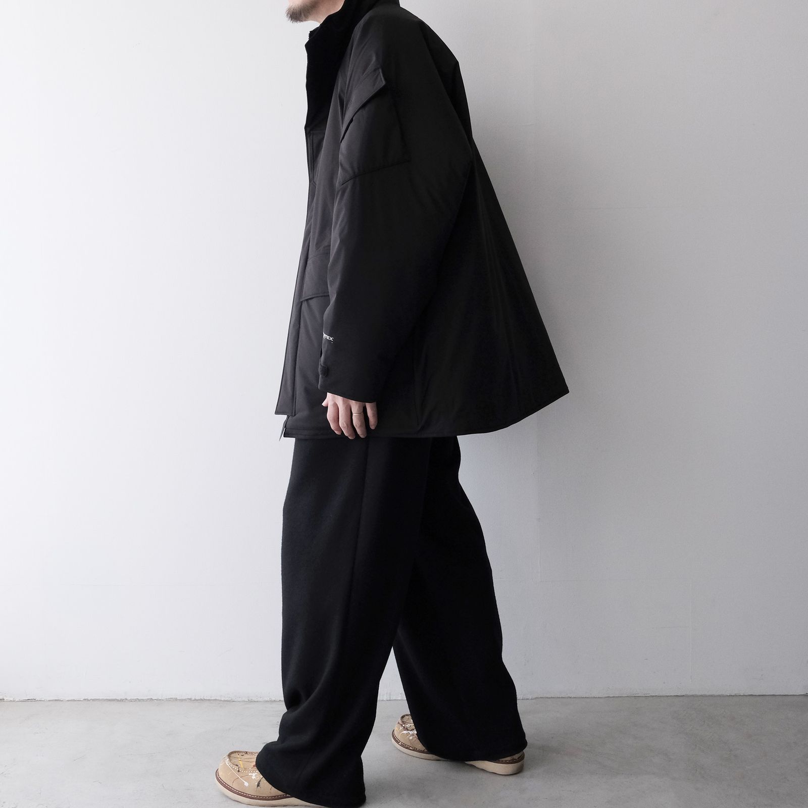 PERTEX SHIELD Insulated Military Parka -ジャケット-（Black / ブラック）GM263-30271