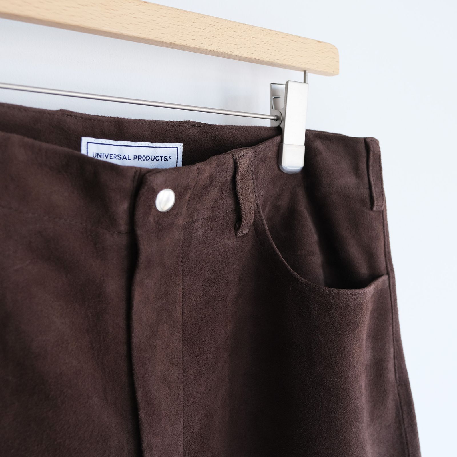 Suede Trousers -パンツ-（Brown / ブラウン）