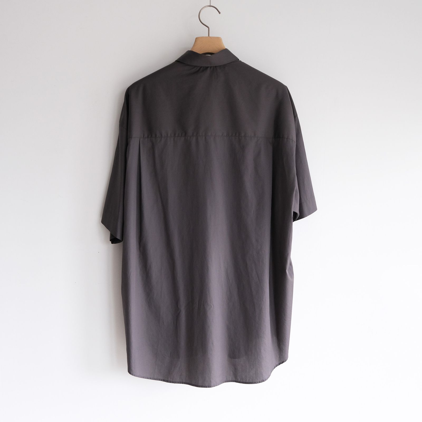 Broad S/S Oversized Regular Collar Shirt -シャツ-（C.Gray / C.グレー）GM261-50003B