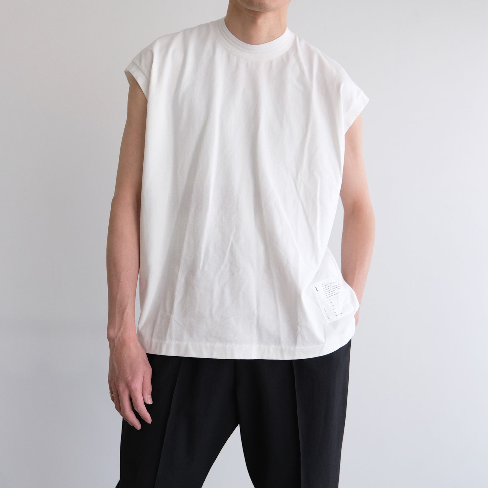 NS Tee - ノースリーブ -（White / ホワイト）