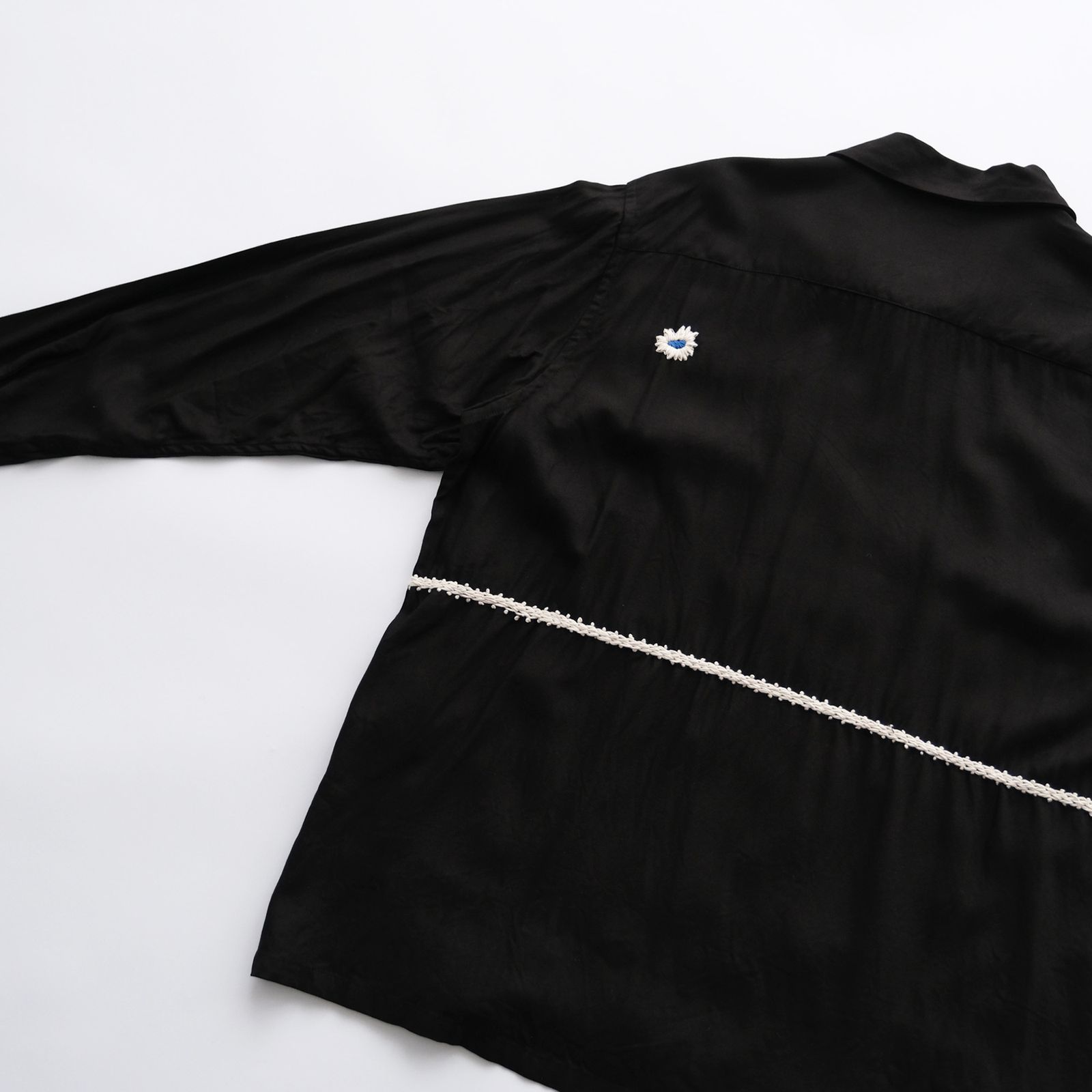 Bandana Hand Embroidery Shirt -シャツ-（Black / ブラック）