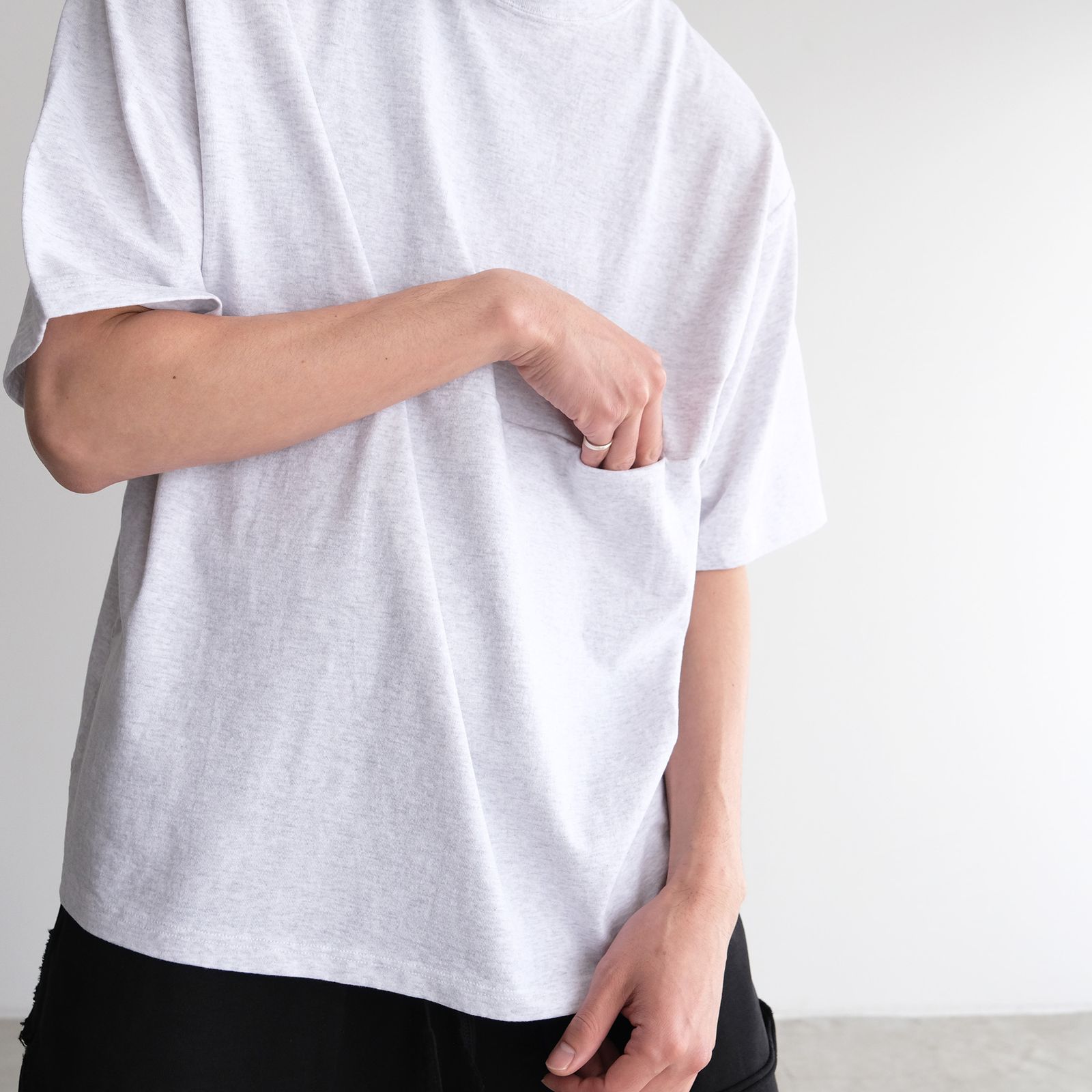 Yururi Tee 1/2 -Tシャツ-（F.Gray / F.グレー）