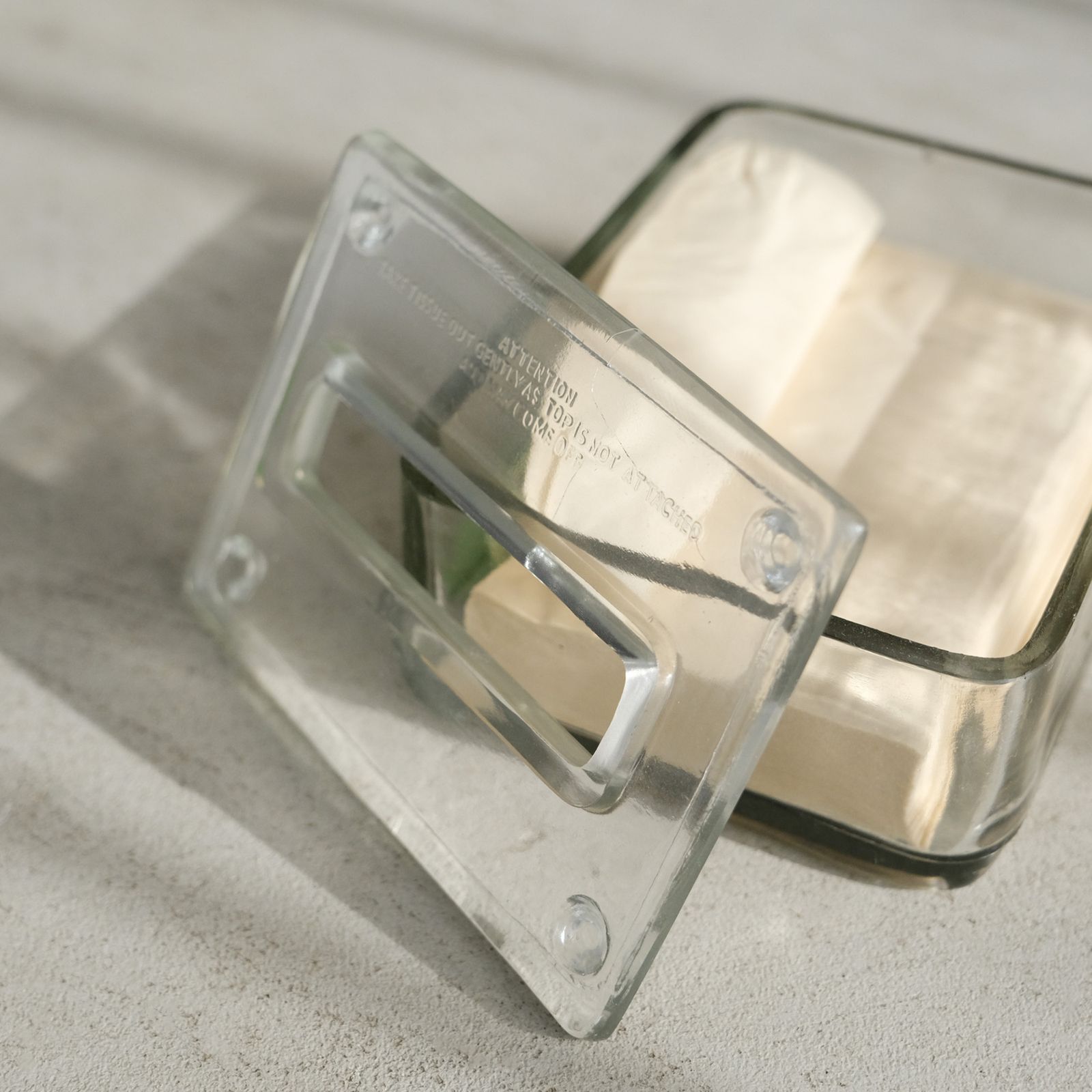Glass Tissue Case -ティッシュケース-