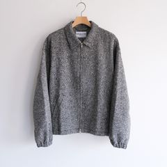 Tweed Zip Front Blouson -ブルゾン-（Black / ブラック）