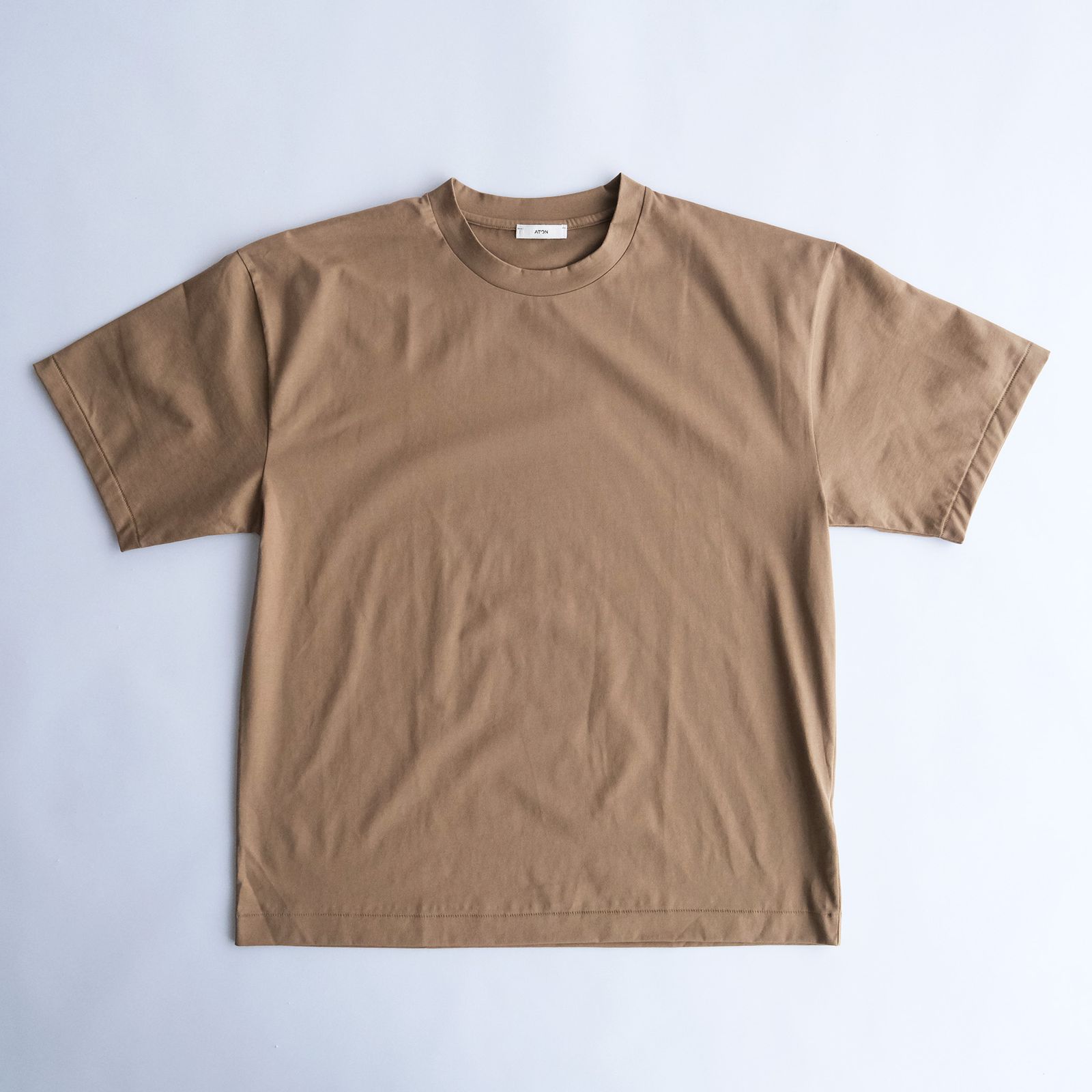 Suvin 60/2 Oversized T-Shirt -Tシャツ-（Camel / キャメル）