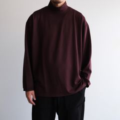 Merino Qualitee Turtle -Tシャツ-（Burgundy / バーガンディ）