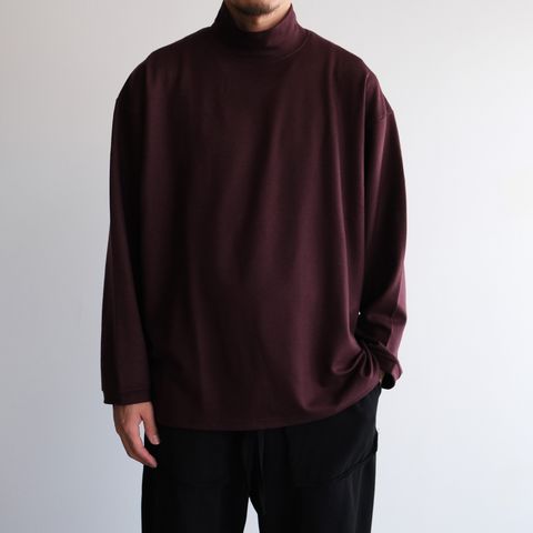 Merino Qualitee Turtle -Tシャツ-（Burgundy / バーガンディ）