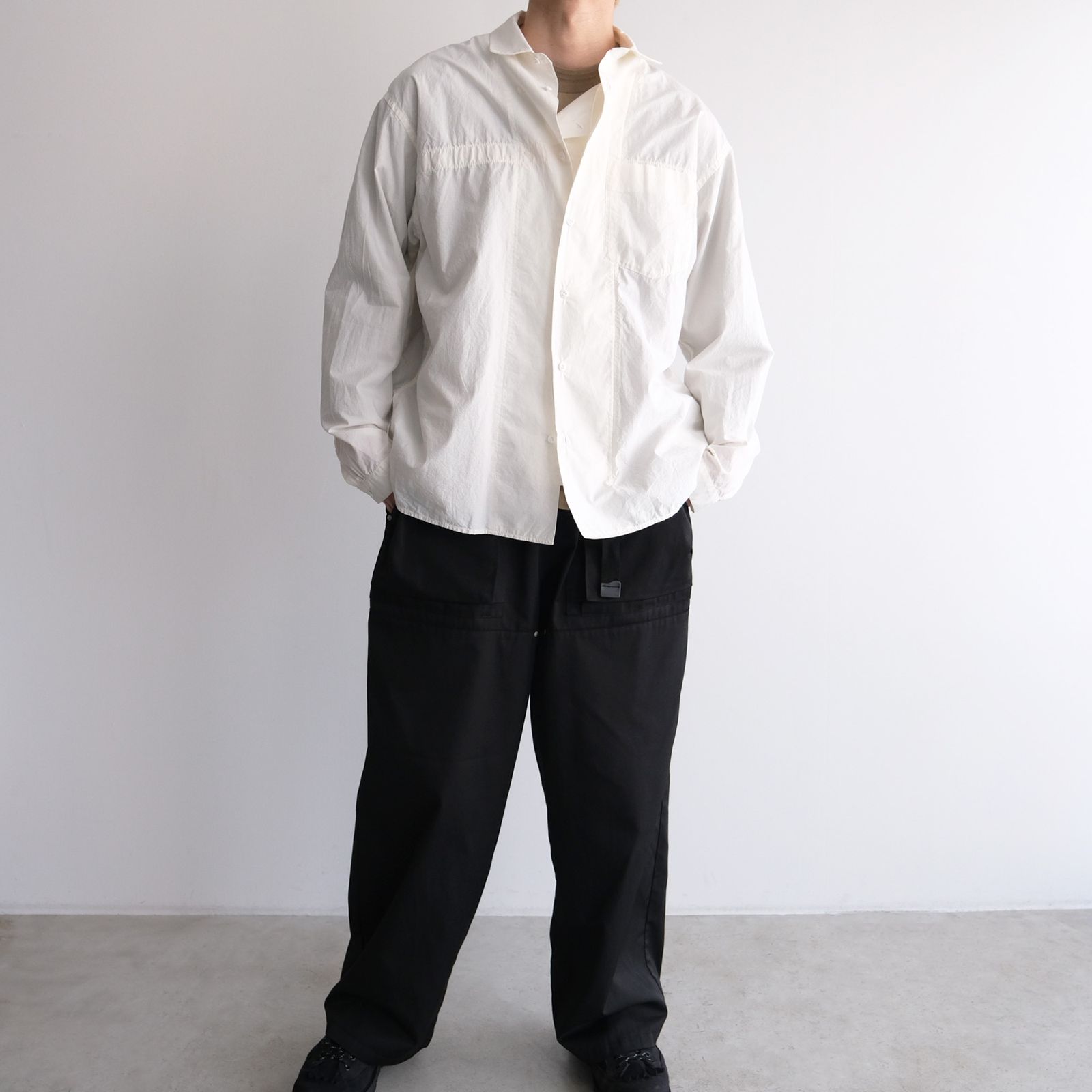 Loose Box Shirt - シャツ -（White / ホワイト）