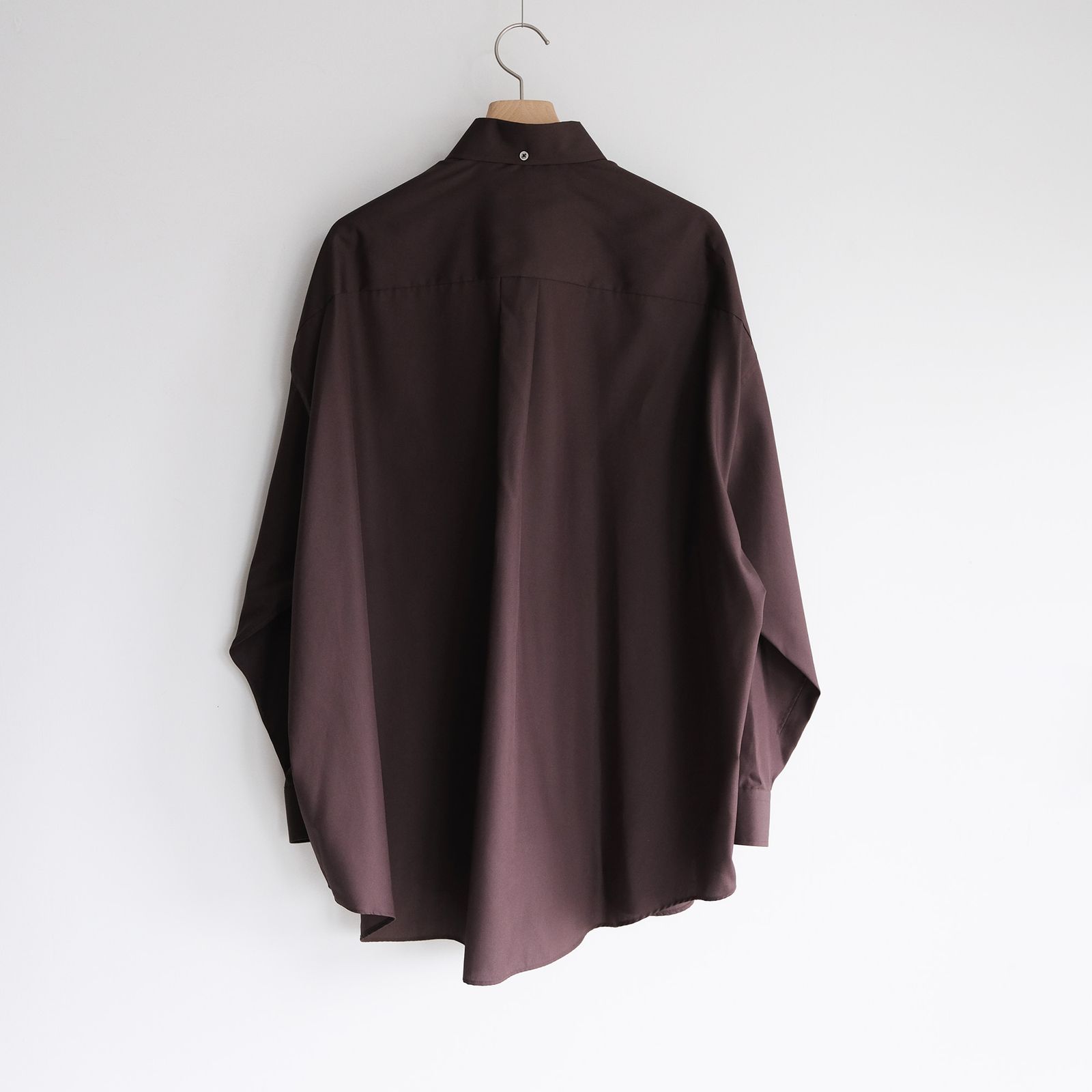 Easy Care Poplin L/S Oversized B.D Shirt -シャツ-（Brown / ブラウン）GM263-50620