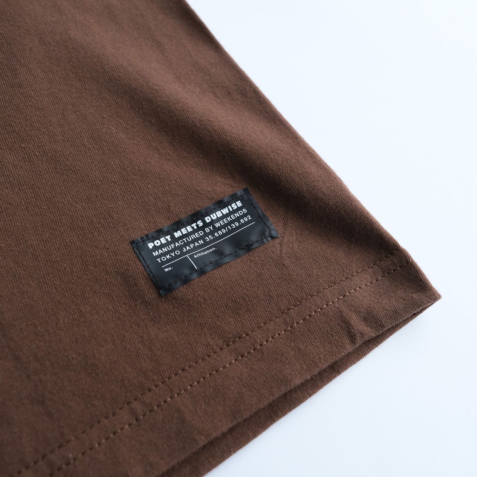 PMD Logo T-Shirt -Tシャツ-（D.Brown / ダークブラウン）