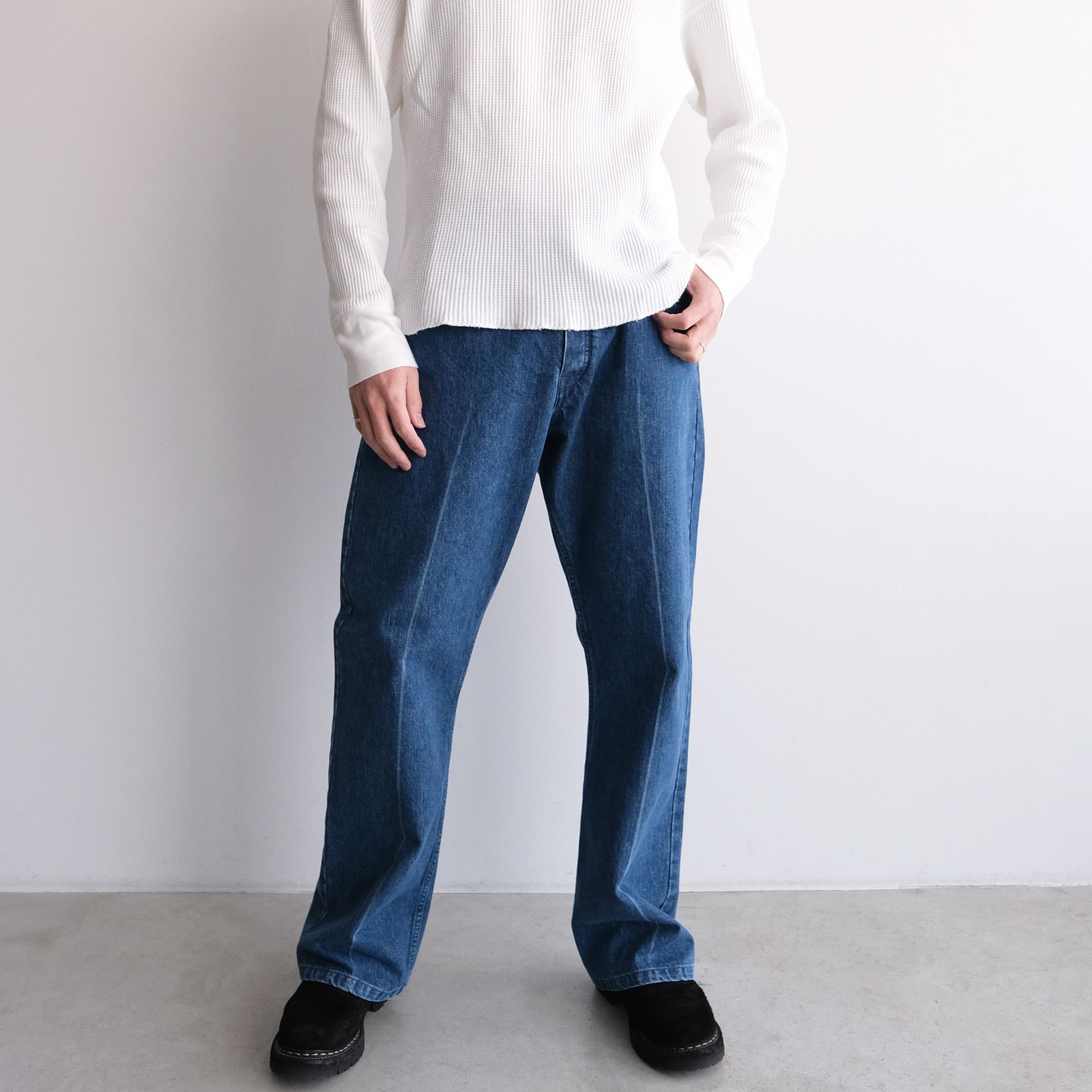 Denim Boot 5P Pants -パンツ-（Blue / ブルー）