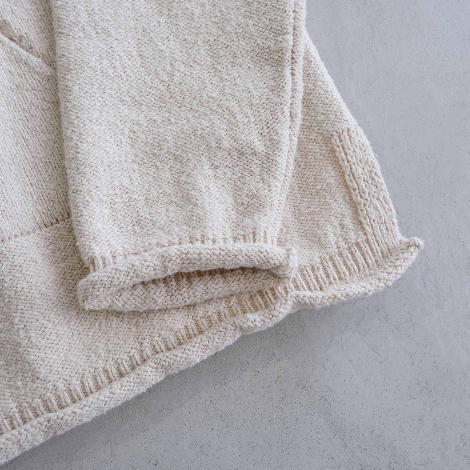 Mexican Knit Hoodie -ニット-（Natural / ナチュラル）