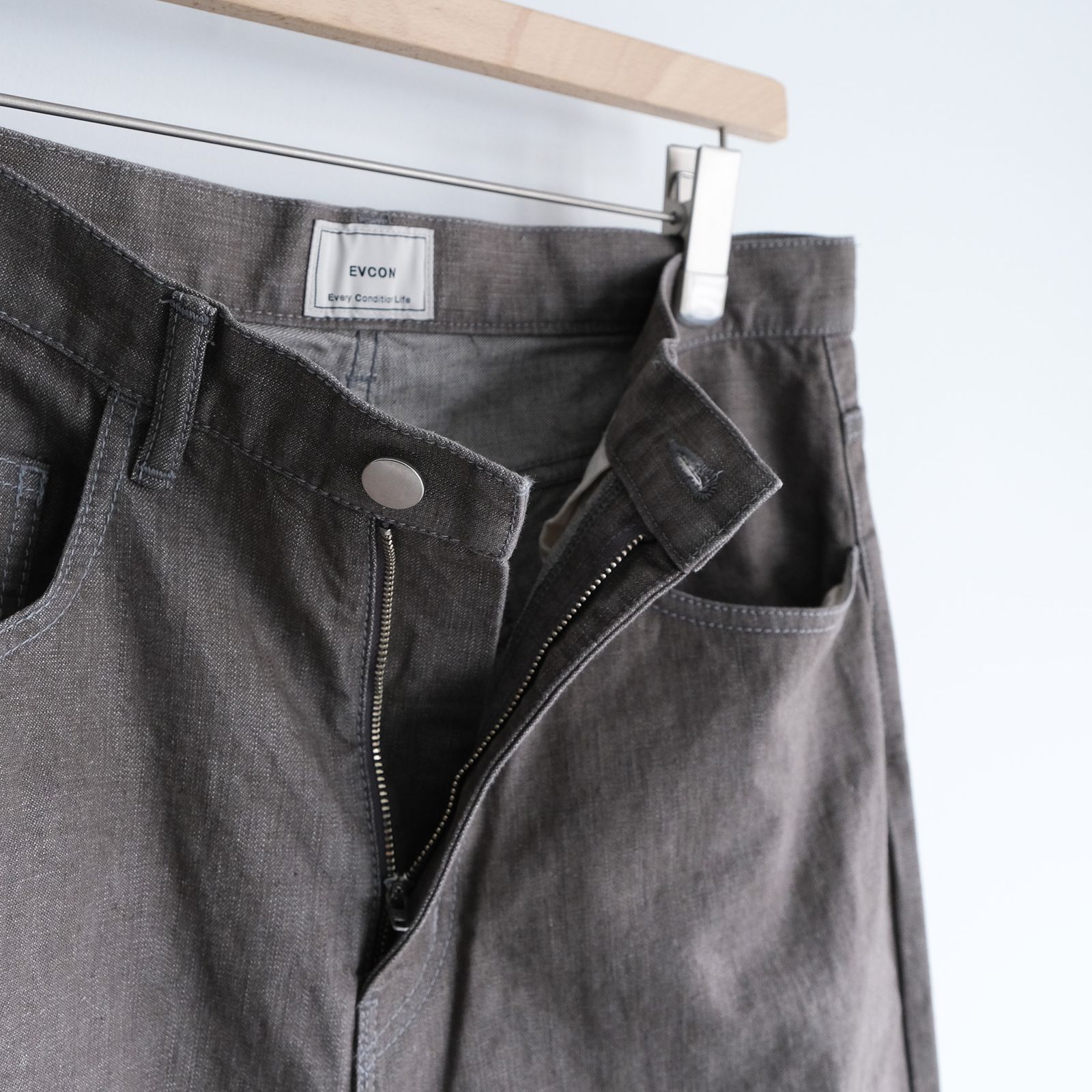 10.5oz BAGGY DENIM -デニム-（Gray / グレー）