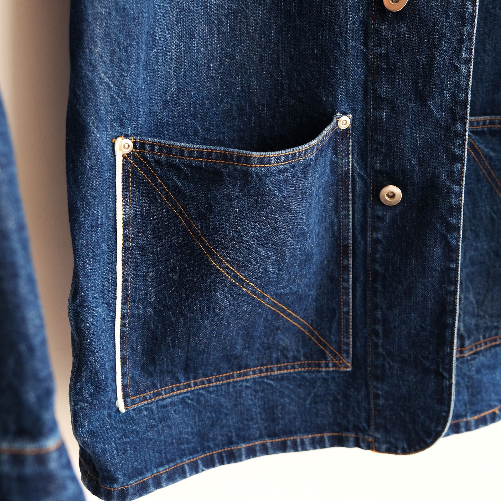 Denim Coverall Jacket -ジャケット-（Indigo / インディゴ）