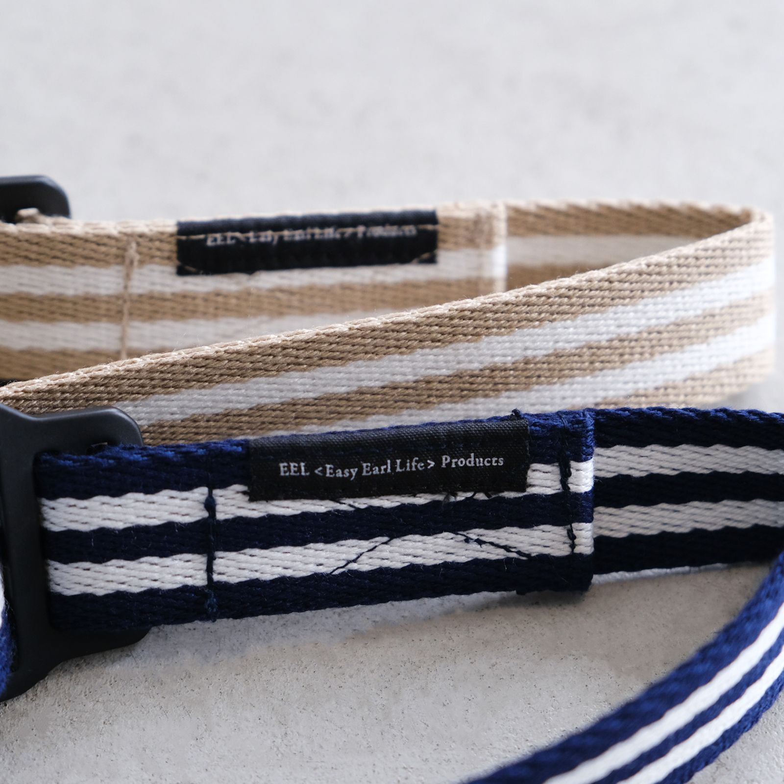 Trimmers Belt -ベルト- （ NAVY STRIPE / ネイビーストライプ ）