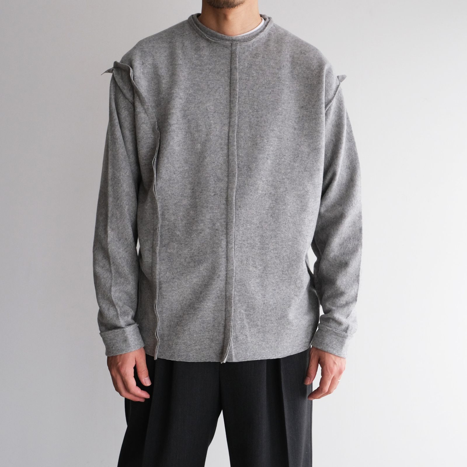 Assemblage Wool Tee -ニット-（Light Gray / ライトグレー）