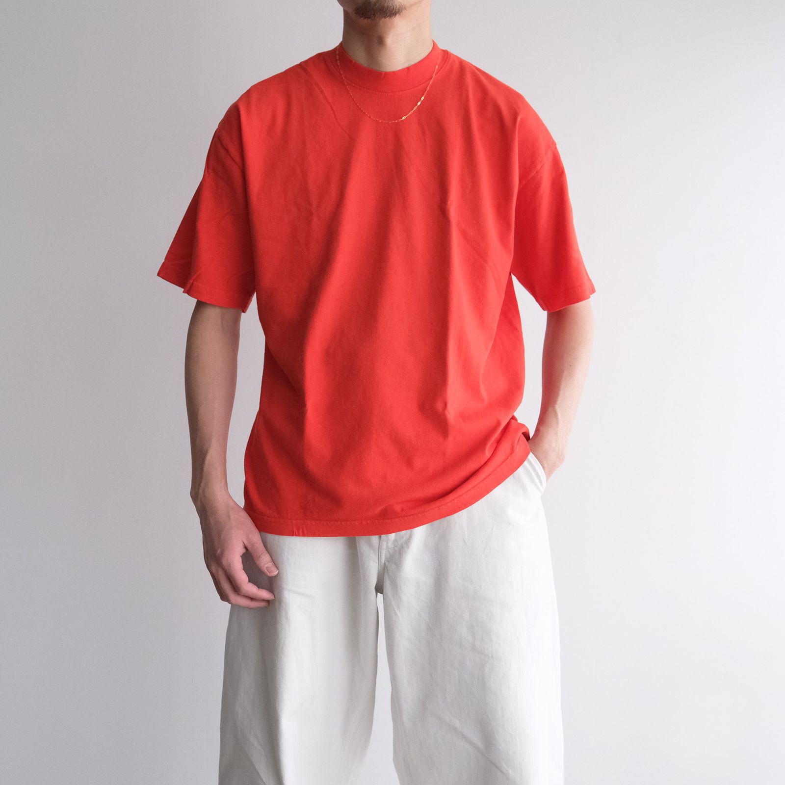 MINE Duct Tape S/S T-Shirt / White Label -Tシャツ-（Orange / オレンジ）