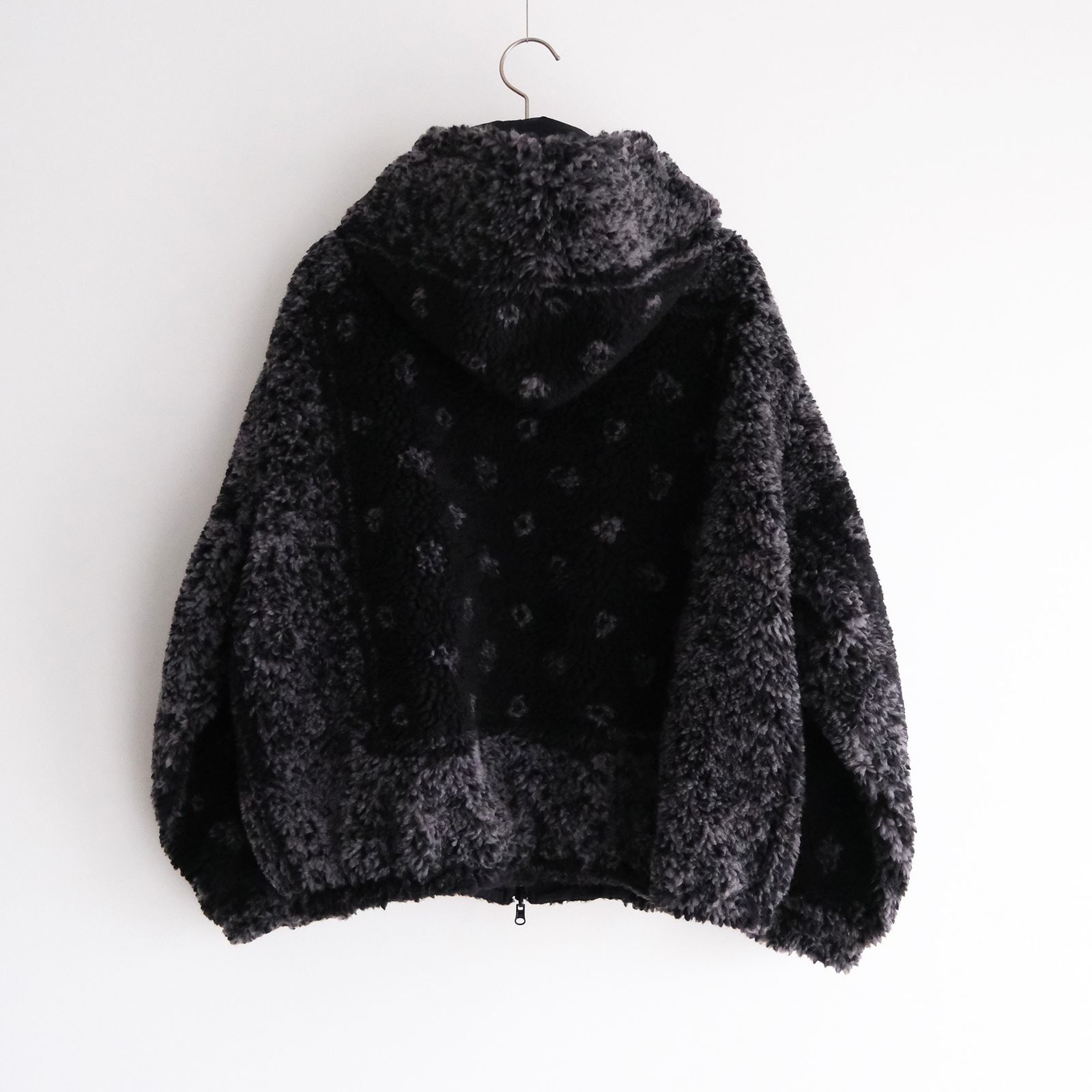NOMARHYTHM TEXTILE - DYG Reversible Sherpa Hoody -ブルゾン-（Black