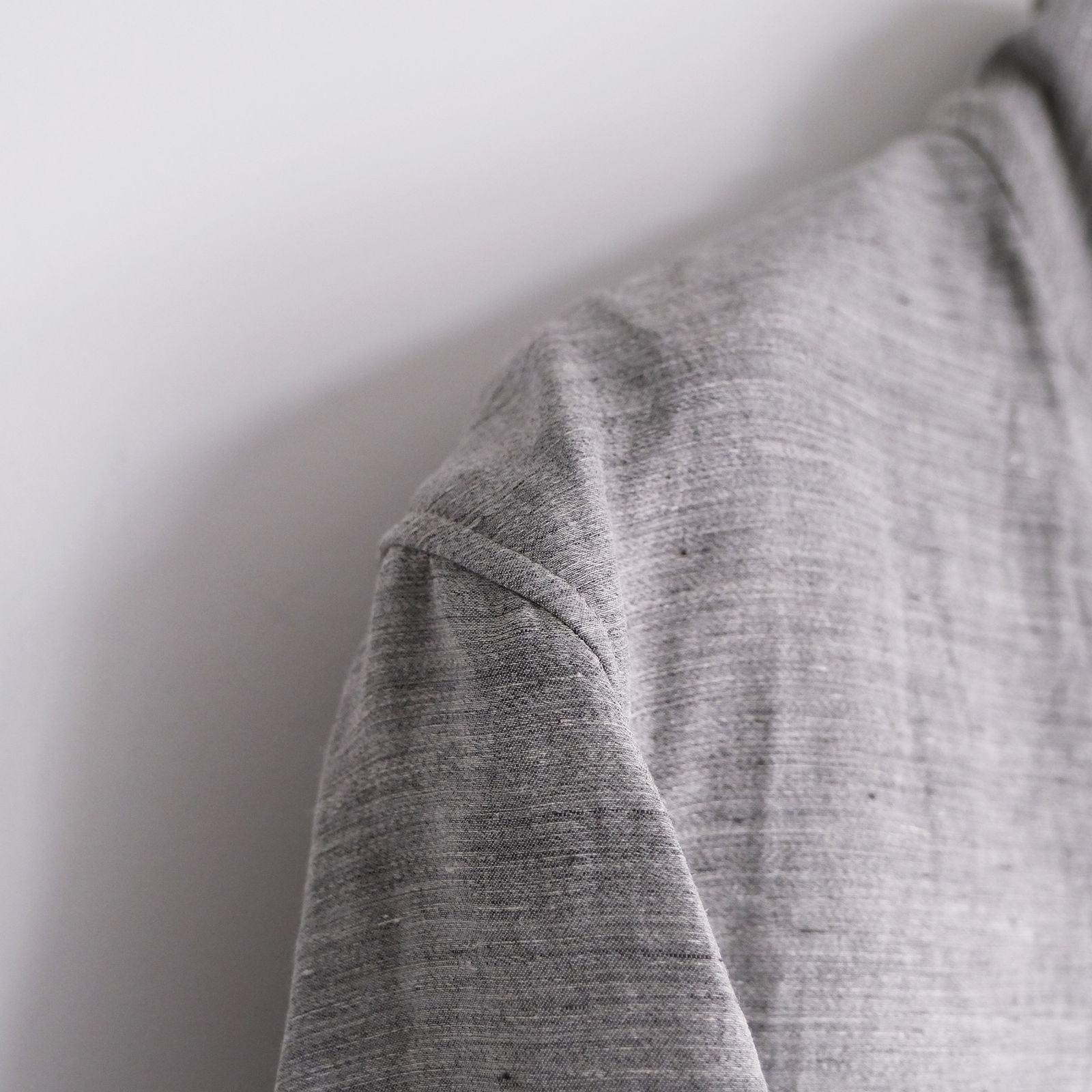 Linen Cupro Back Satin Work Jacket -ジャケット-（Gray / グレー）GM261-20370