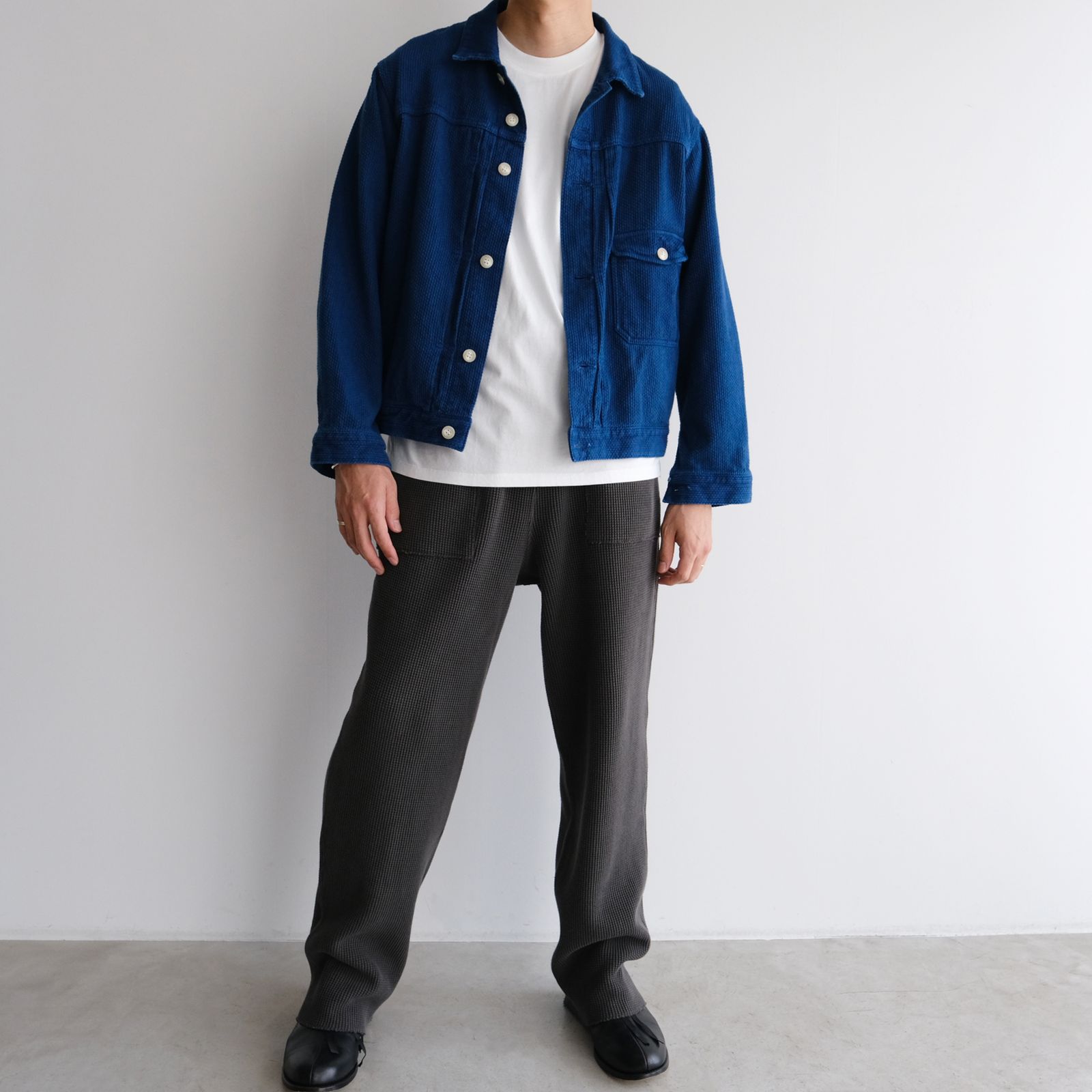 Ohotoro waffle jogger pants - メルカリ