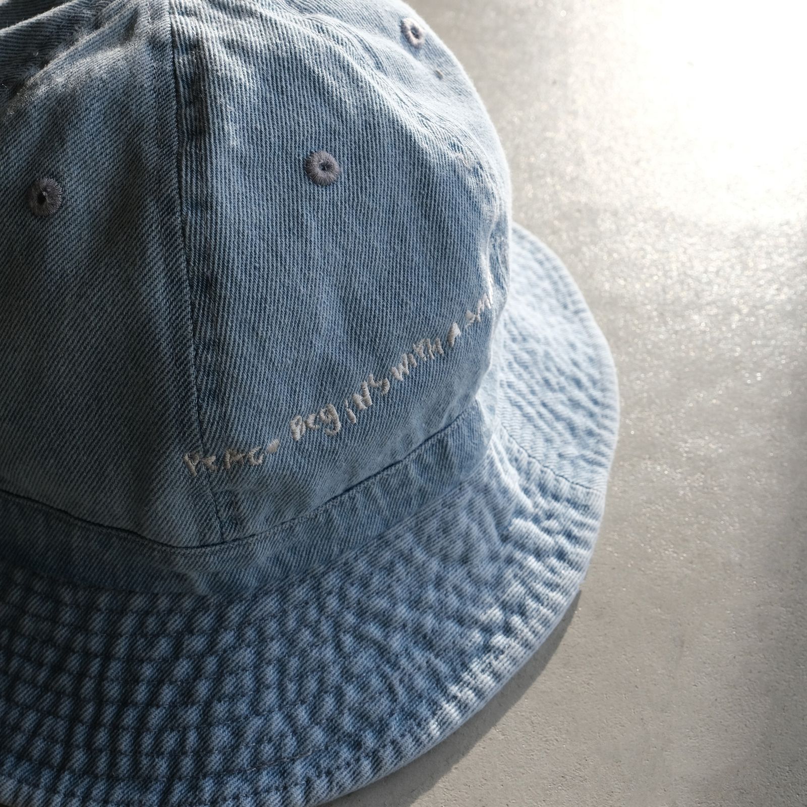 Embroidered Metro Hat -ハット-（L.Blue / ライトブルー）