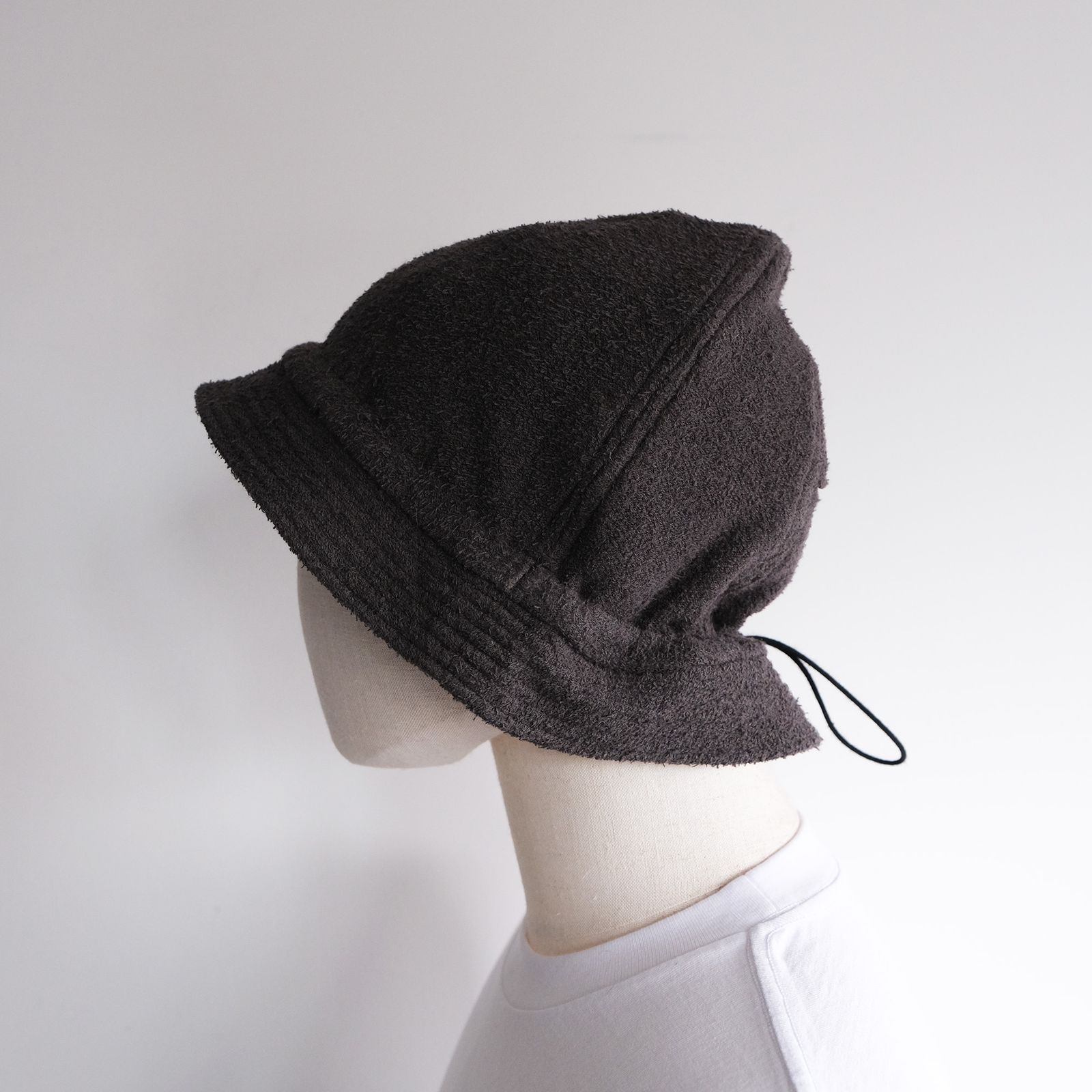 SAUNAS"サ"Towel Cloth Hat -帽子-（Charcoal Gray / チャコールグレー）