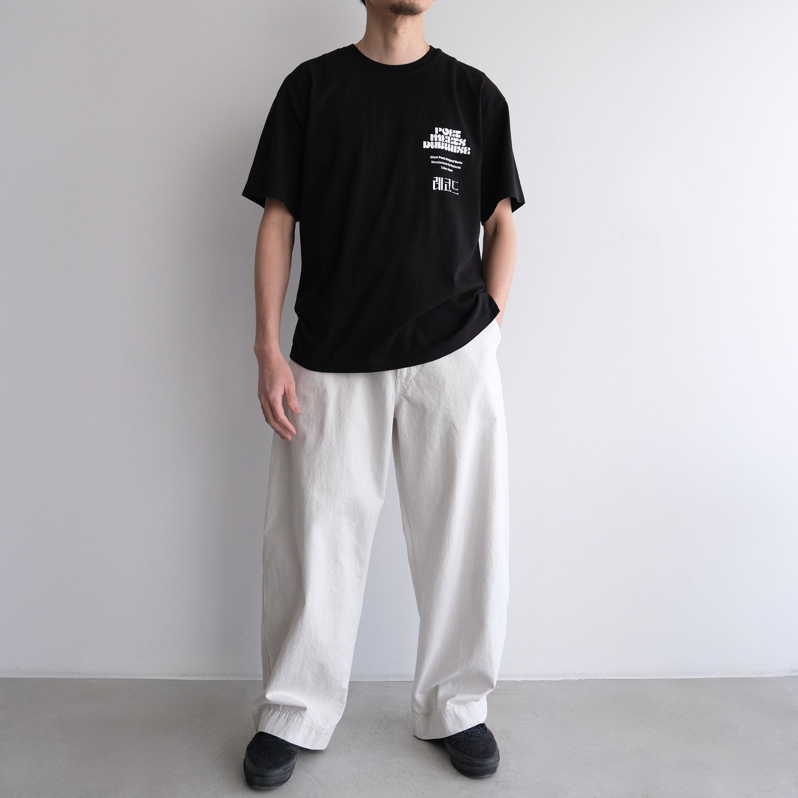 Kompakt Record Bar + PMD Loosefit T-Shirt -Tシャツ-（Black / ブラック）