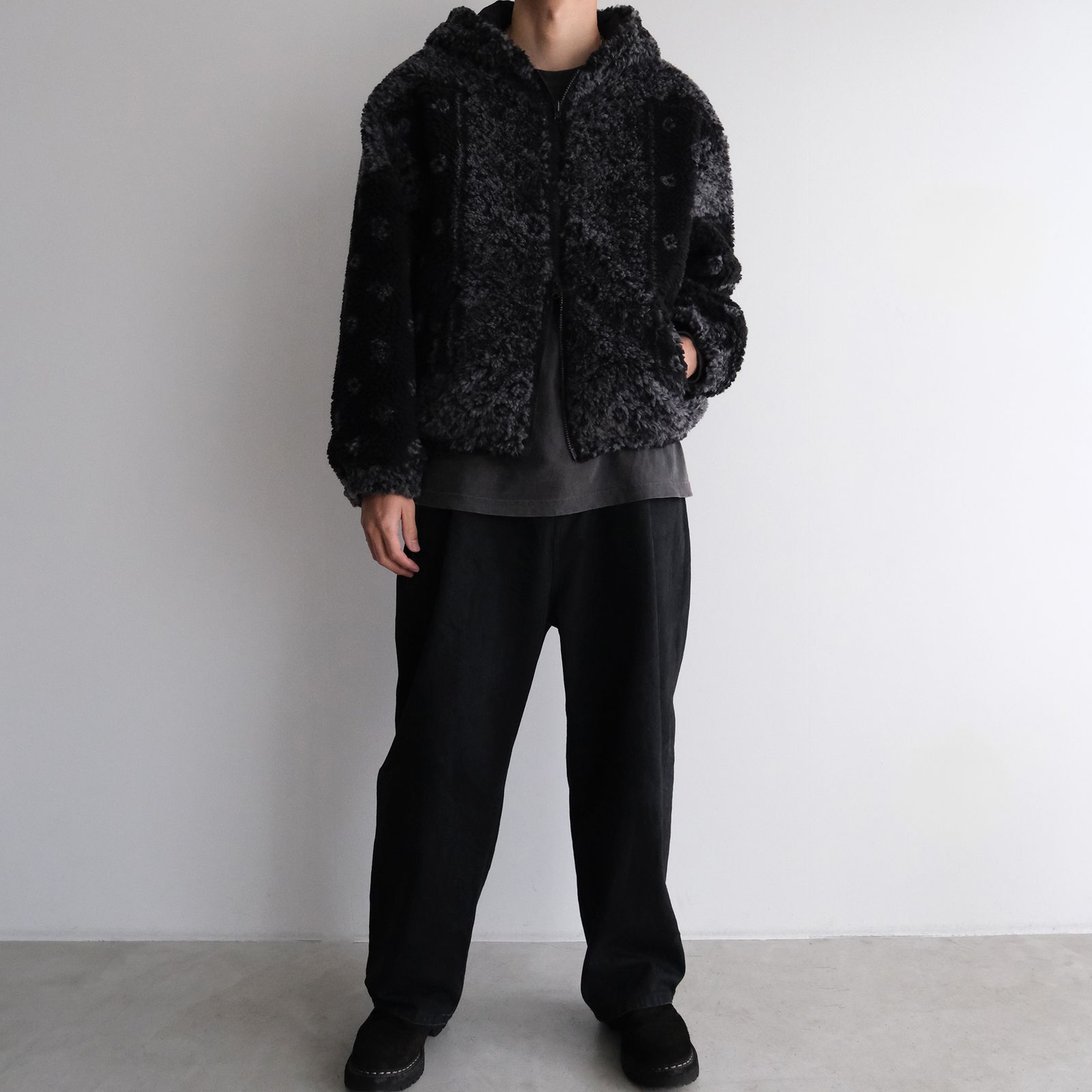 DYG Reversible Sherpa Hoody -ブルゾン-（Black / ブラック）