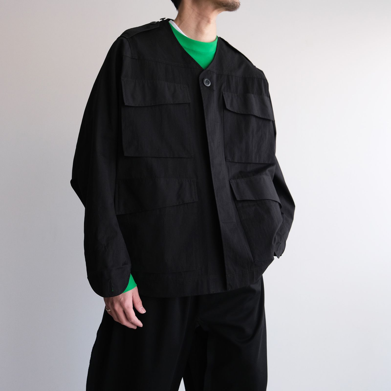 Haori Miritary：Jacket -ジャケット-（Black / ブラック）