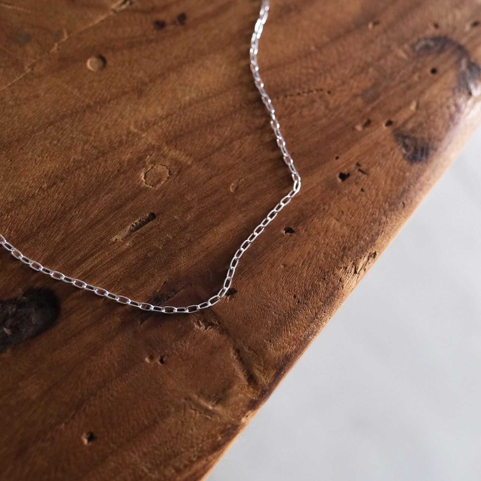 Oval Link Chain Silver 925 -ネックレス-（Silver / シルバー）