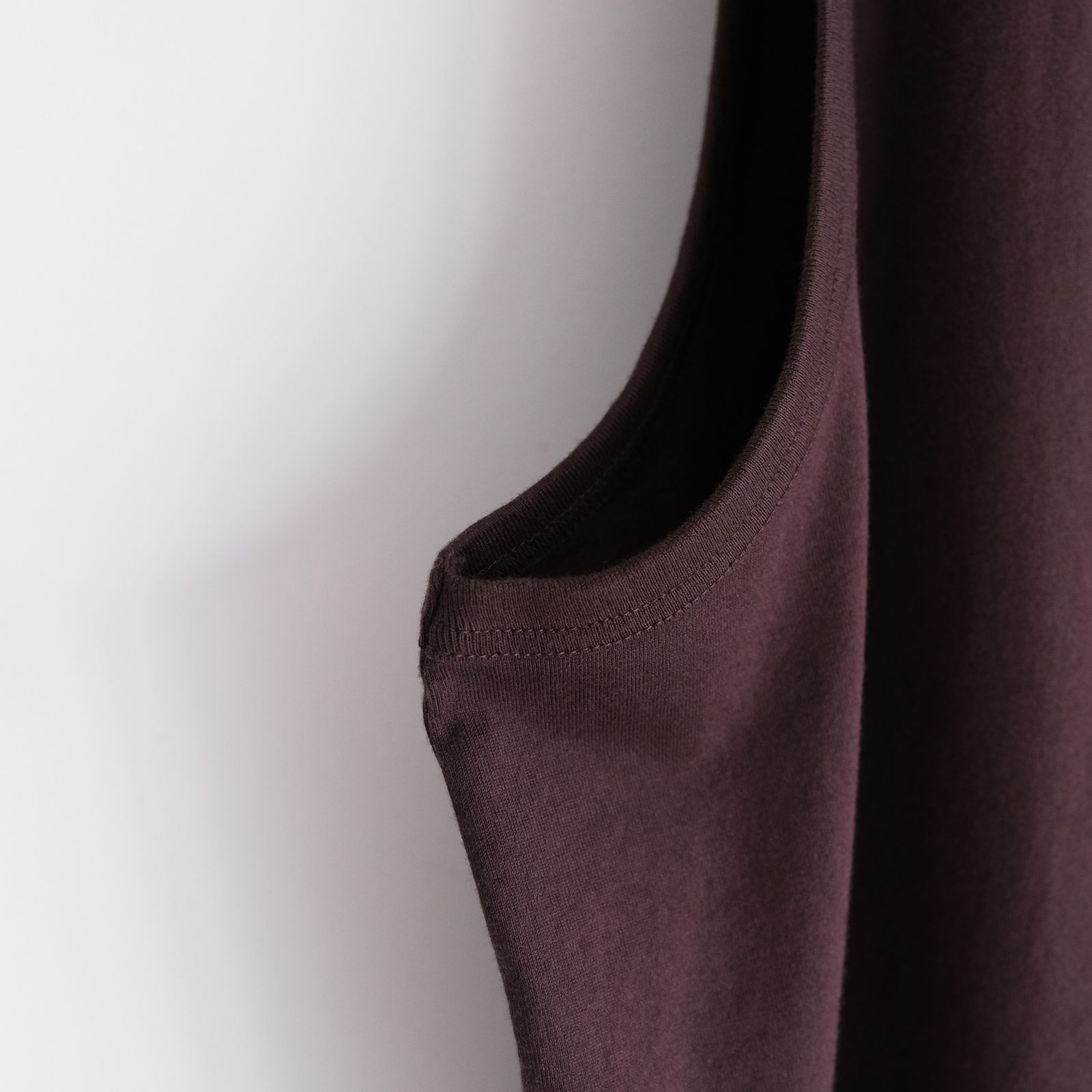 Giza Cotton Tanktop -タンクトップ-（Brown / ブラウン）