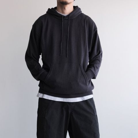 Silk Knit Parka -ニット-（Dark Navy / ダークネイビー）