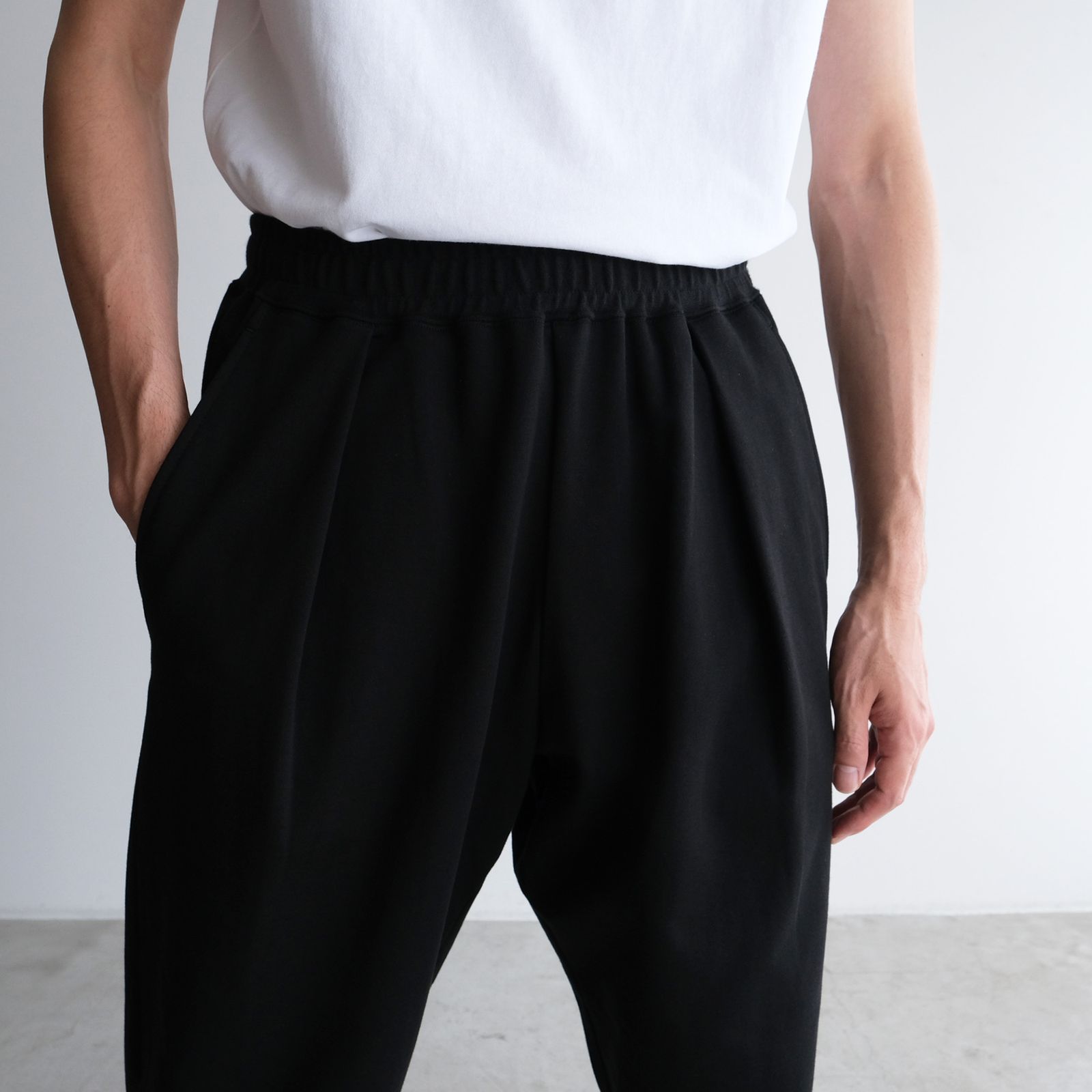 Ultra Compact Terry Sweat Pants -スウェット-（Black / ブラック）