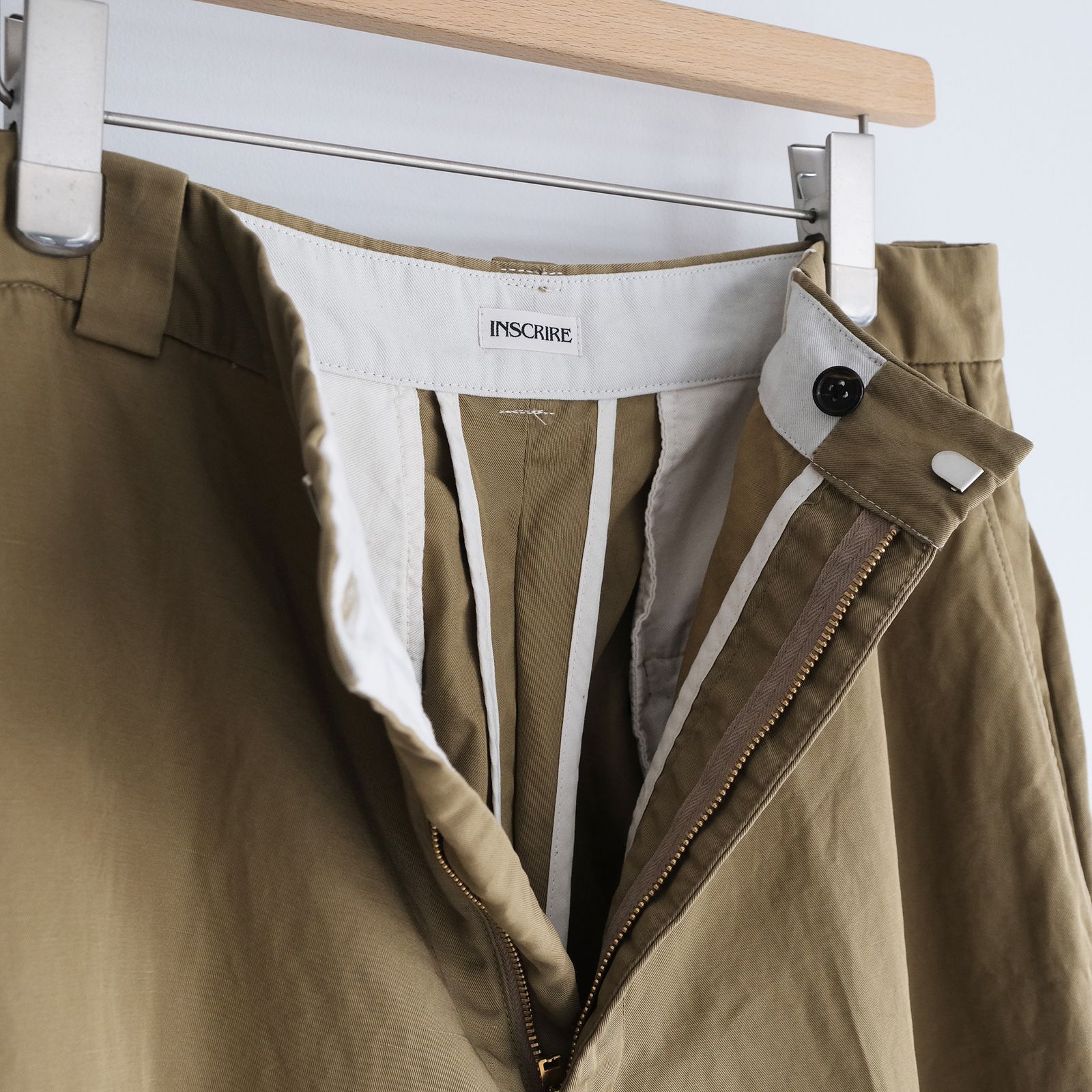 Cotton Washer Chino Pants -パンツ-（Beige / ベージュ）
