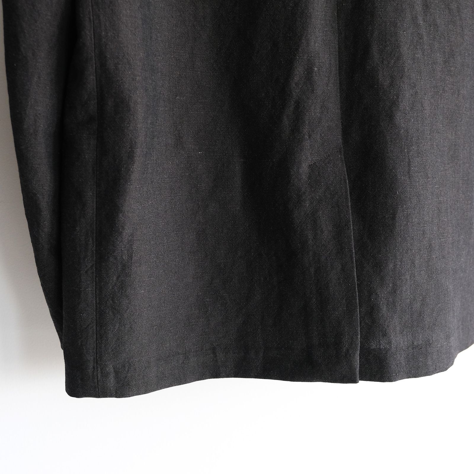 Wool Linen 2B Jacket -ジャケット-（Charcoal / チャコール）