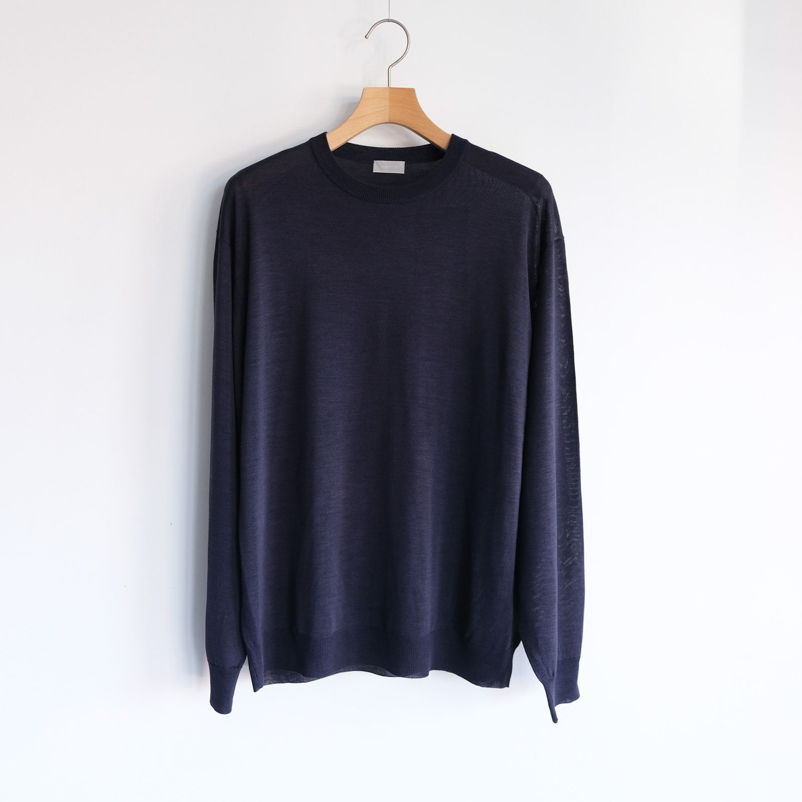 Silk Wool Knit -ニット-（Navy / ネイビー）