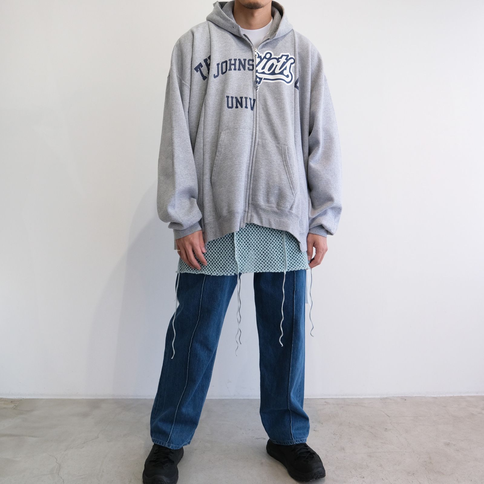『MOHAIR LONG SLEEVE』-ニット-（SAX / サックス）