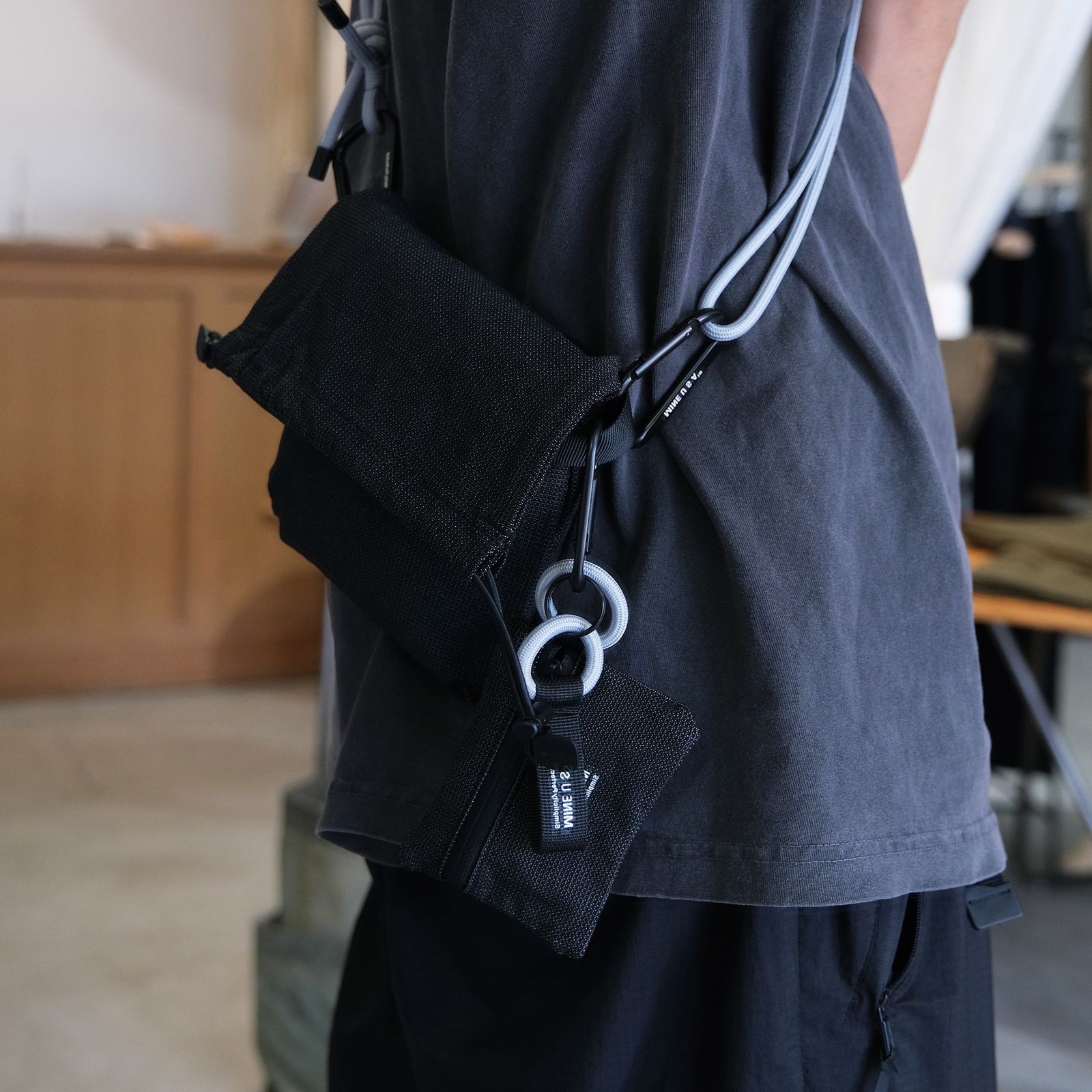 Utility Keyholder -キーホルダー-（Black / ブラック）