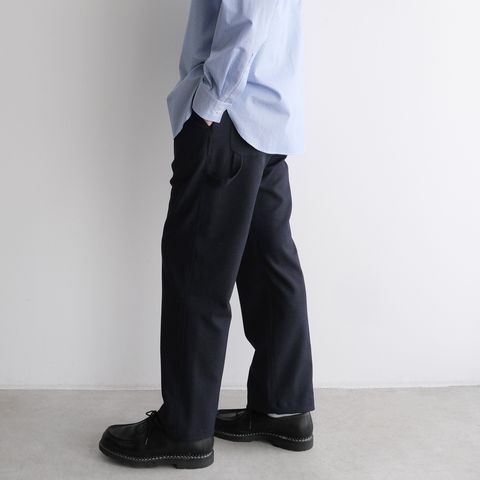 Polyester Flannel Painter Pant -パンツ-（Navy / ネイビー）